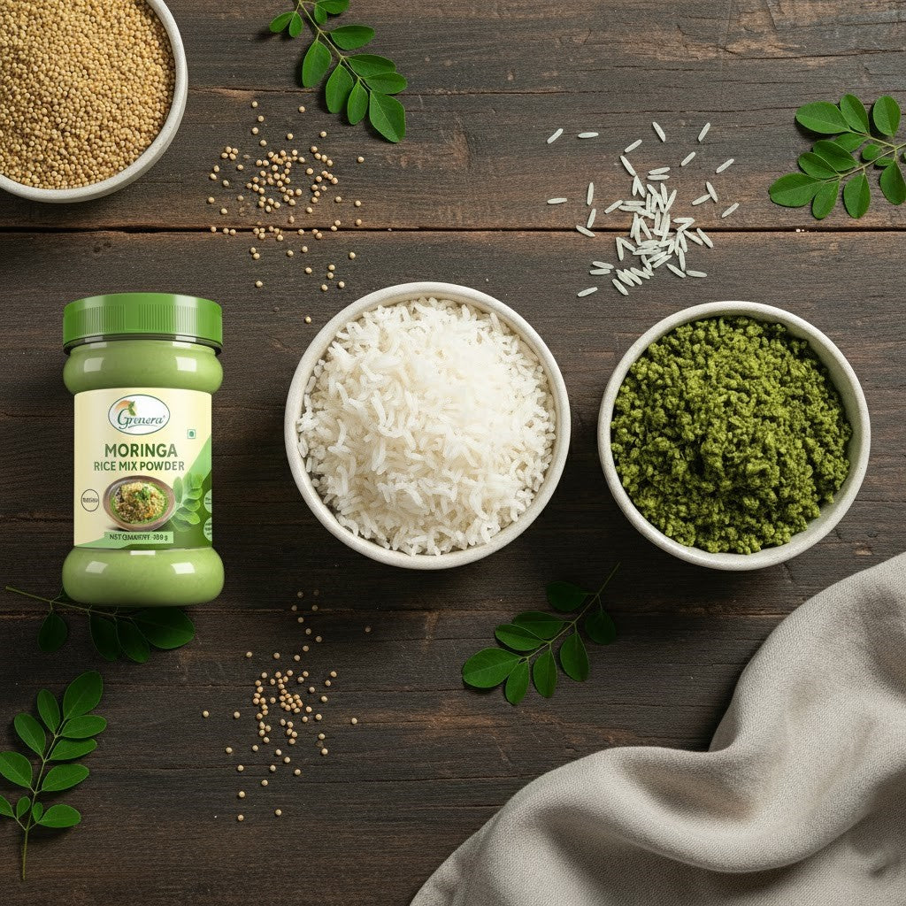 From Leaf to Bowl: The Story of Grenera’s Moringa Rice Mix – greneraindia