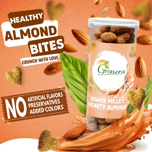 Jowar Millet Hearty Almond: Crunchy, Wholesome, and Heart-Healthy