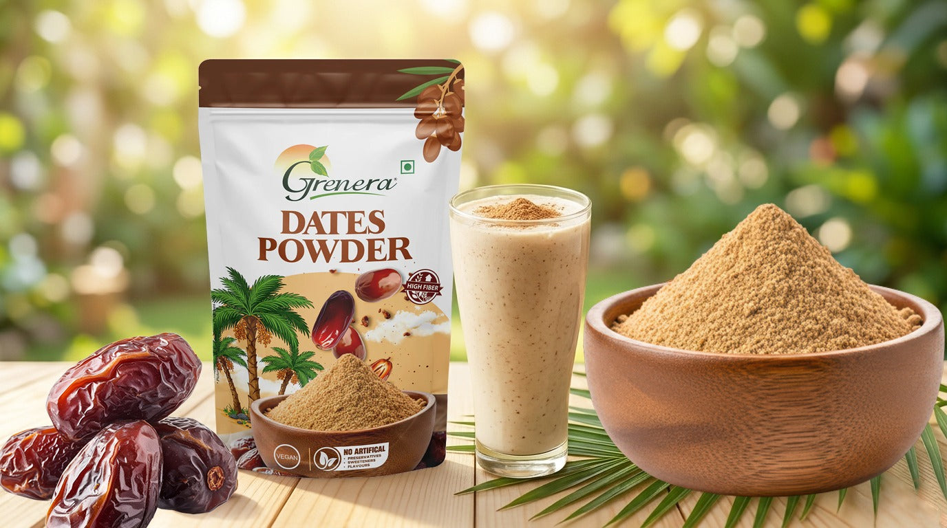 Date Powder 100% Pure Dry Dates Powder for Daily Recipes | Grenera Organics ...